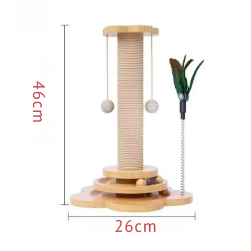 Árbol de juego rascador para gatos