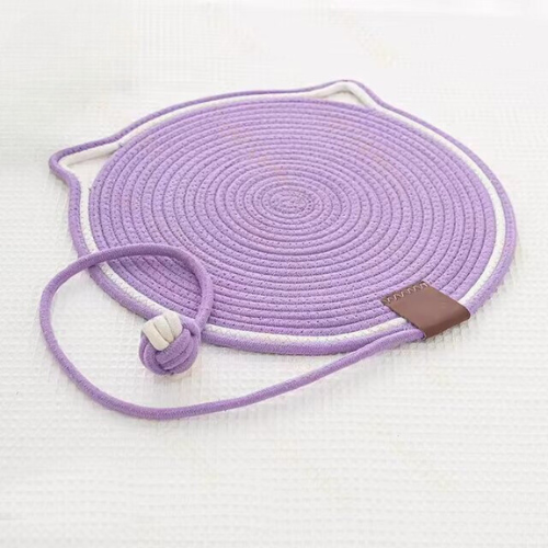 Alfombra de rascado y diversión con forma de gato