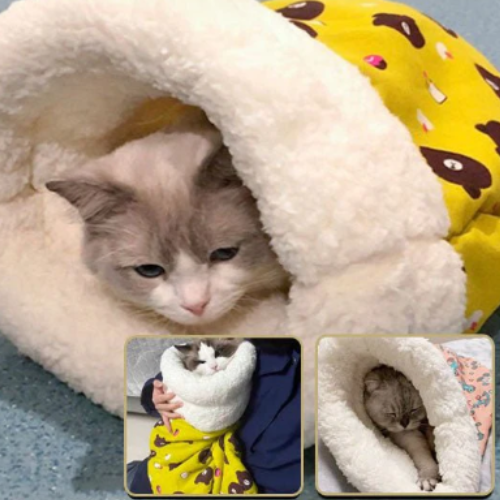Bolsita acogedora y cómoda para gatos