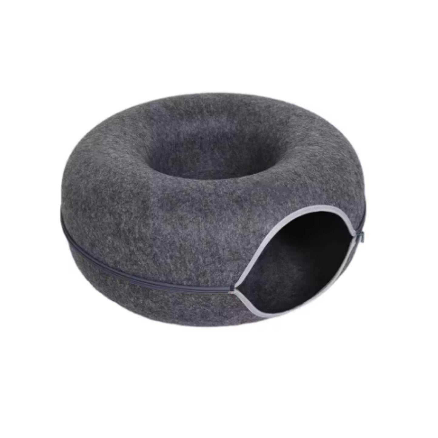 Refugio acogedor y túnel de juego para tus gatos