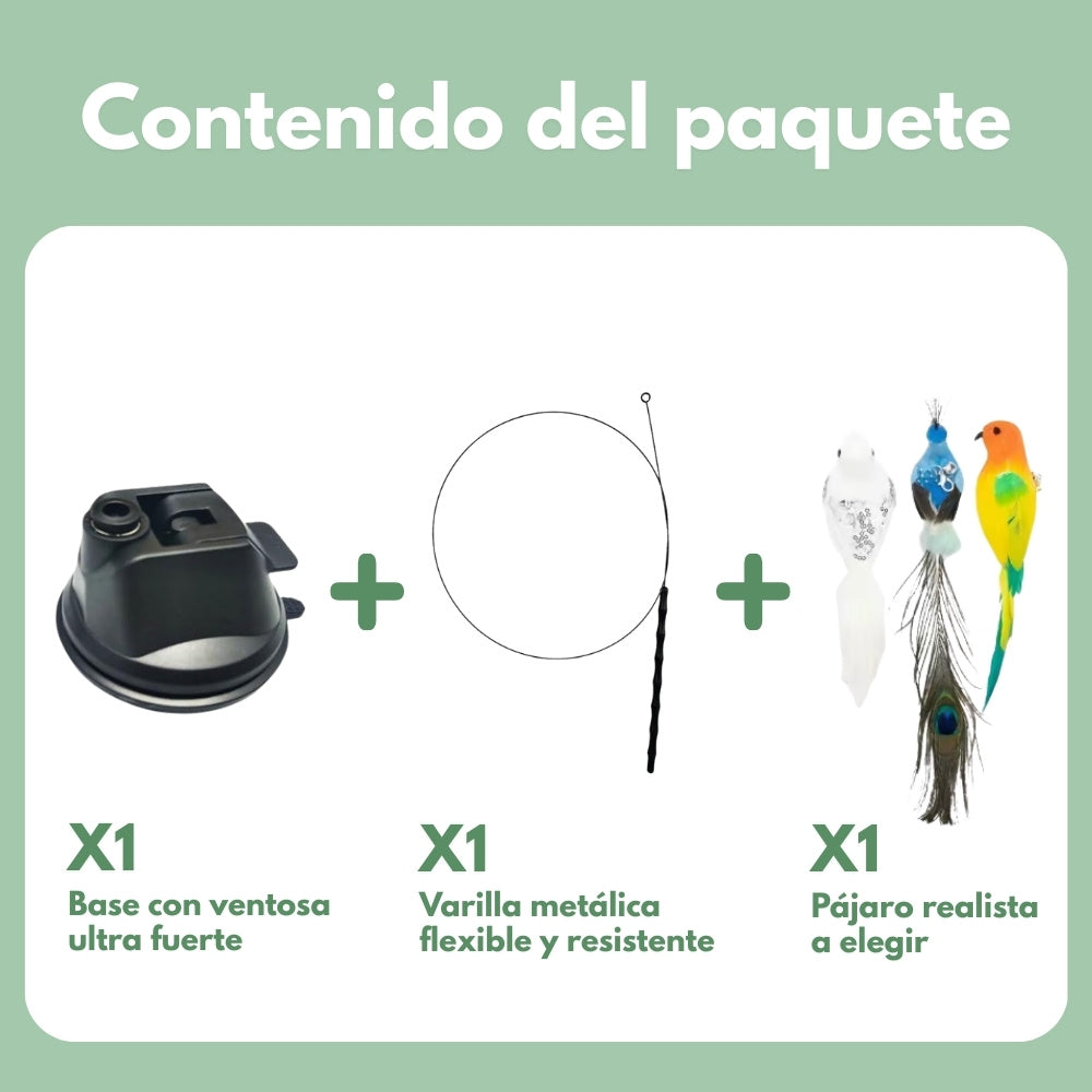 ALAVIVA – Juguete interactivo para gatos, con plumas, suspendido y que rebota