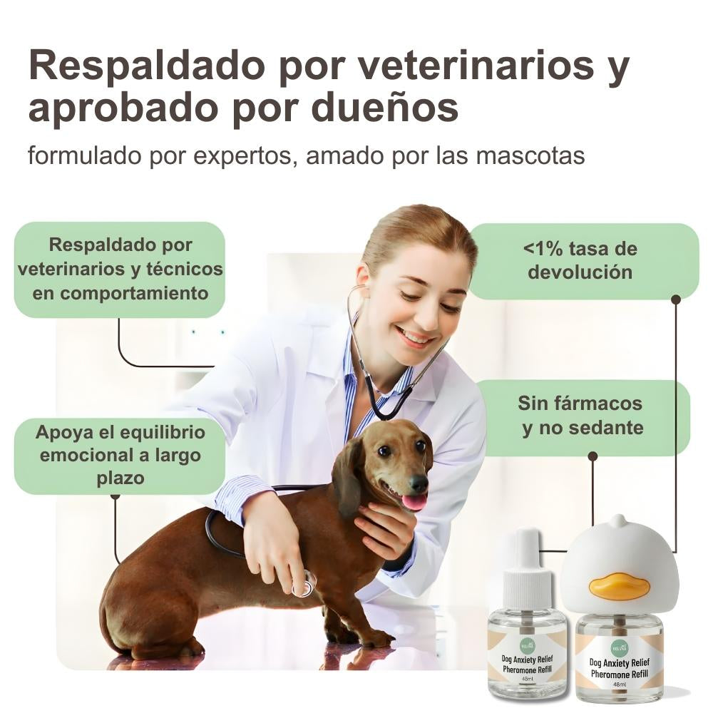 Difusor de Feromonas Veluna para el Alivio de la Ansiedad en Perros