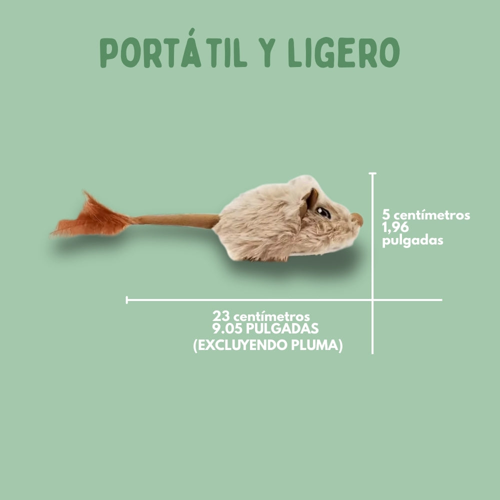 Juguete interactivo de ratón para gatos