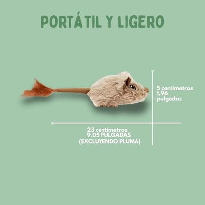 Juguete interactivo de ratón para gatos