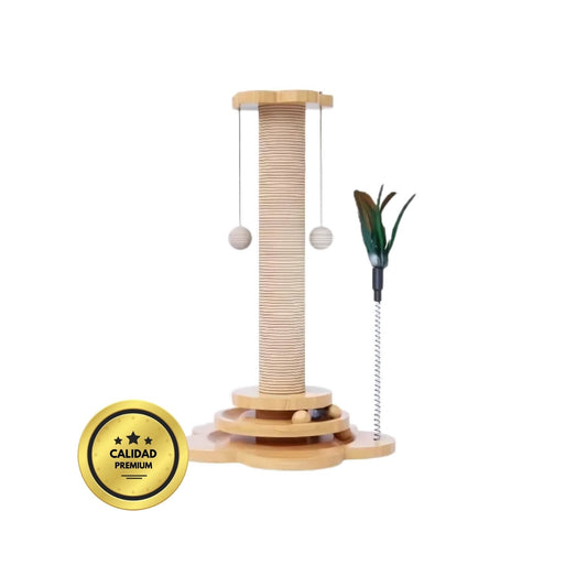 Árbol de juego rascador para gatos