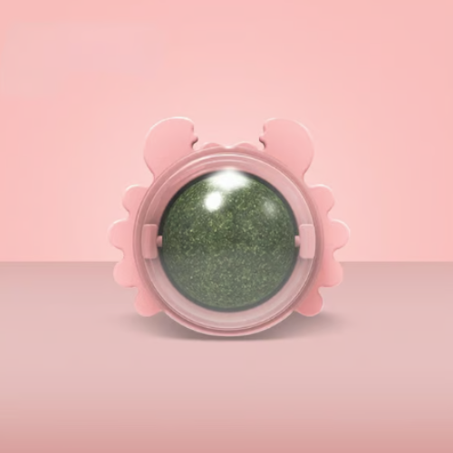 Bola mural con hierba gatera