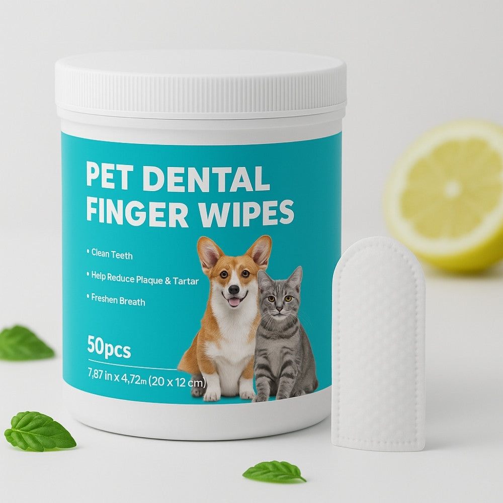 DentaFresh - Toallitas de Limpieza y Protección Dental para Perros