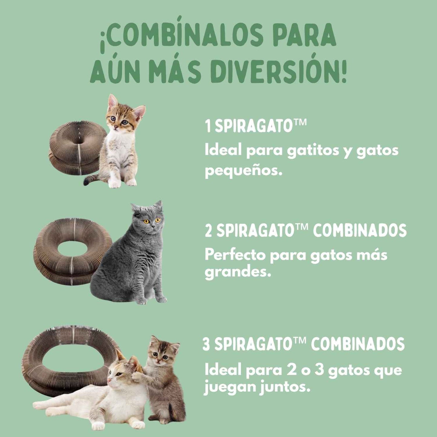 SPIRAGATO – Rascador interactivo para gatos