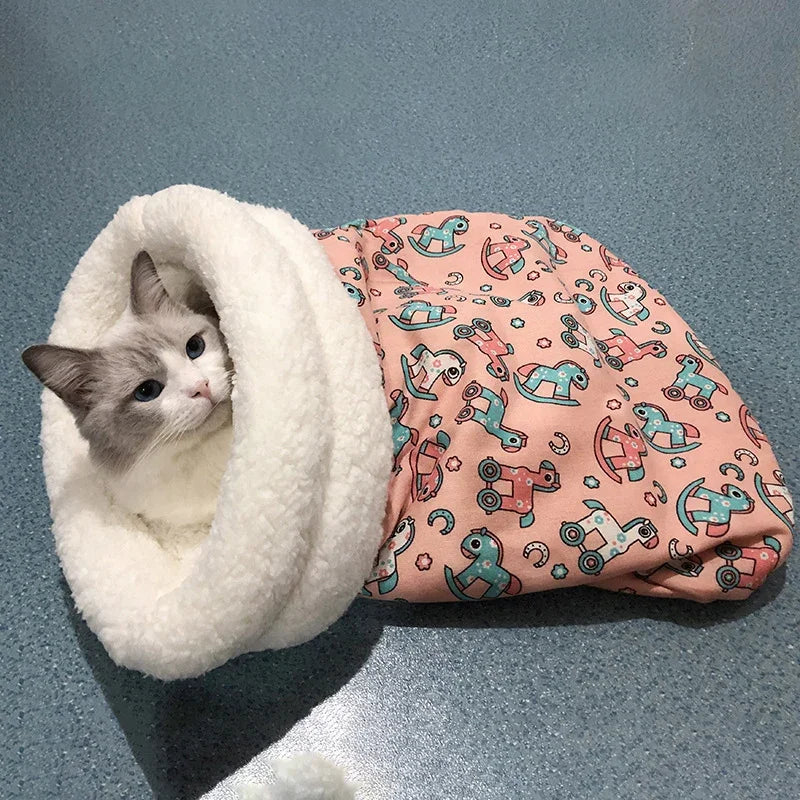 Bolsita acogedora y cómoda para gatos